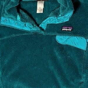 Patagonia Teal Fleece Pullover